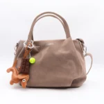 Sac bourse femme grand format - taupe - sans-taille