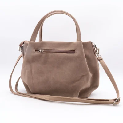 P386- Sac bourse - taupe - sans-taille