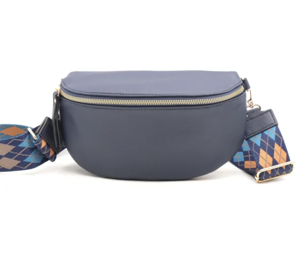 P409- Banane Flora & Co - marine - taille-unique