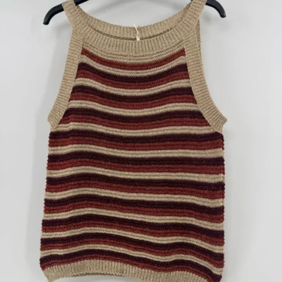 I944 - Débardeur Lurex (Tu) - rouille - taille-unique