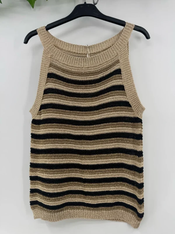 I944 - Débardeur Lurex (Tu) - noir - taille-unique