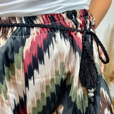 L755- Pantalon ZigZag (TU) - noir - taille-unique