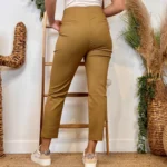 Pantalon Tailleur Taille Haute (T36-T40) - camel - 40