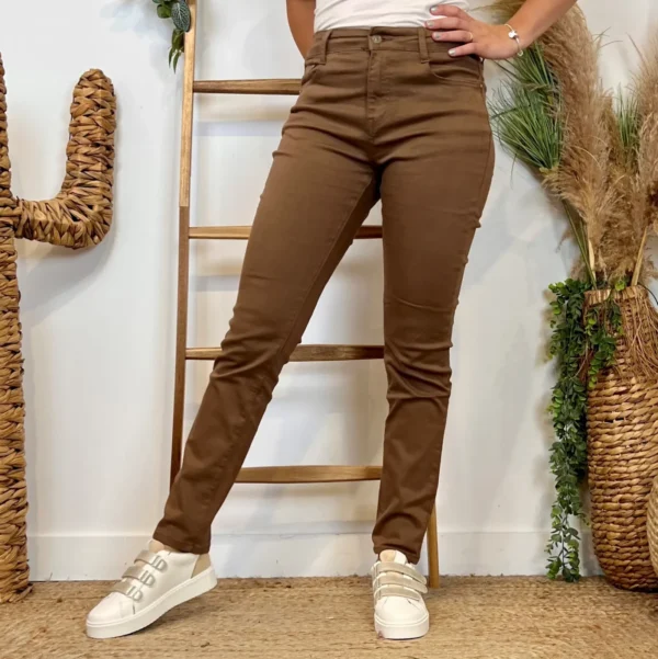 N014- Jean Slim Voggo (T42-T52) - camel - 50