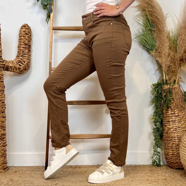 N014- Jean Slim Voggo (T42-T52) - camel - 50