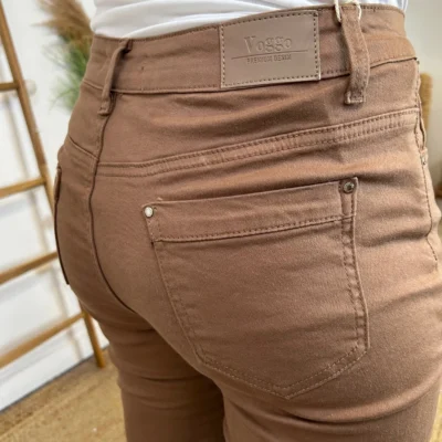 N014- Jean Slim Voggo (T42-T52) - camel - 50