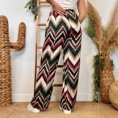 L755- Pantalon ZigZag (TU) - noir - taille-unique