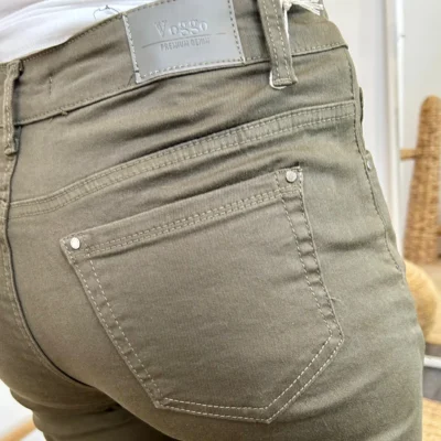 M984- Jean 7/8ème Voggo (T42-T50) - kaki - 50