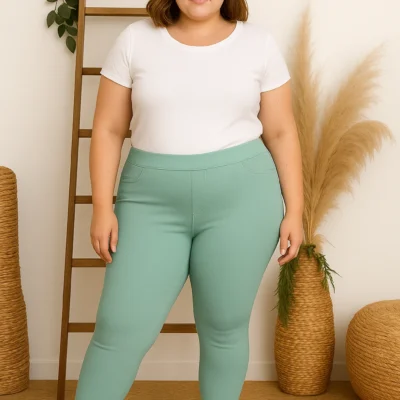 R273- Tregging Christy (T42-T52) - vert-deau - 52