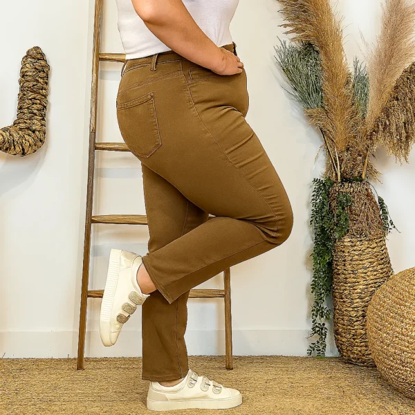 N012- Jean Slim Voggo (T42-T52) - taupe - 50