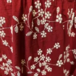 Robe uni plumetis (T40-T48) - bordeaux - 48