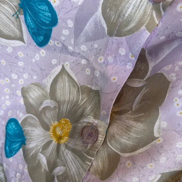 Z147- Chemise Florale (Gt) 🇮🇹 - violet - taille-unique-grande-taille