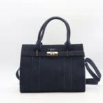 Sac porté main aspect Daim Flora & Co - marine - sans-taille