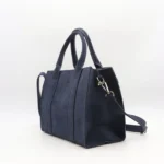Sac porté main aspect Daim Flora & Co - marine - sans-taille