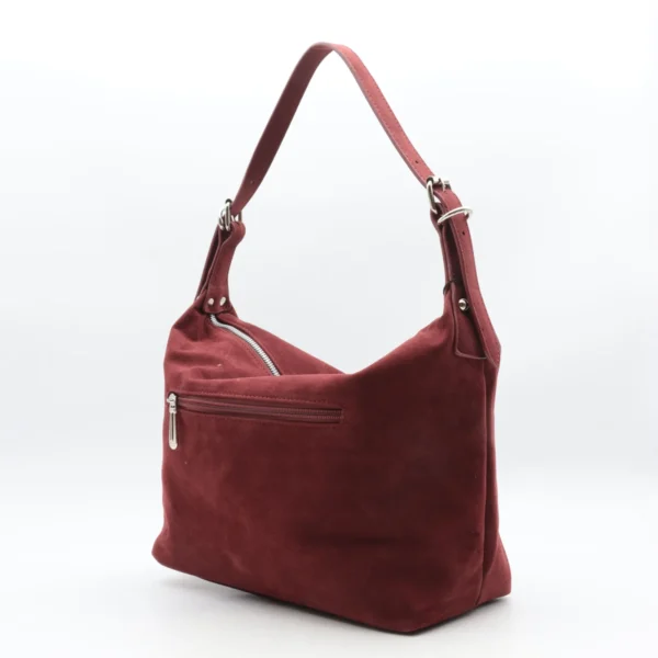P402- Sac besace Flora&Co - bordeaux - sans-taille