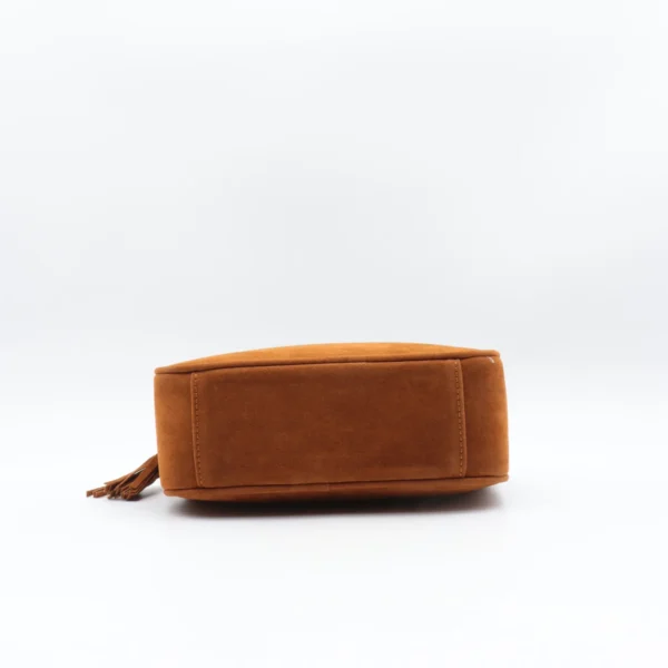 P387- Sac Zippé aspect Daim - marron - sans-taille