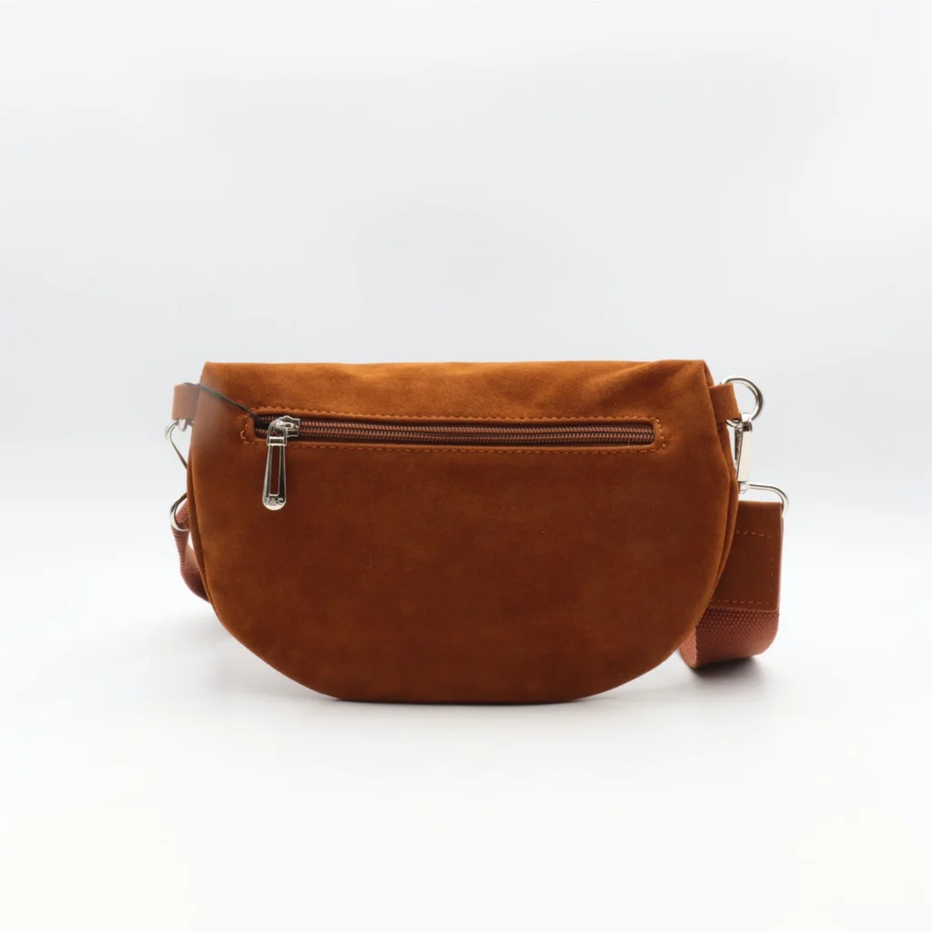 P394- Banane aspect Daim - camel - sans-taille