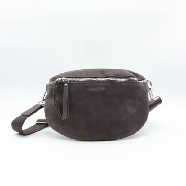 P394- Banane aspect Daim - gris - sans-taille