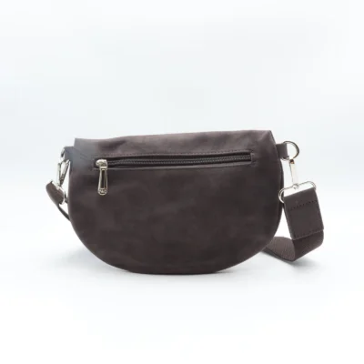 P394- Banane aspect Daim - gris - sans-taille