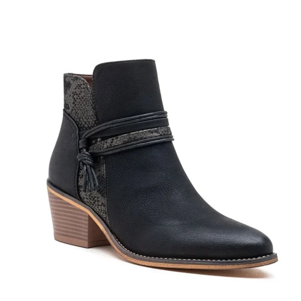 R395- Bottine Santiag (T36-T42) - noir - 41