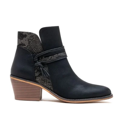 R395- Bottine Santiag (T36-T42) - noir - 41