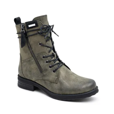 R398- Bottine bi-matière (T36-T42) - kaki - 41