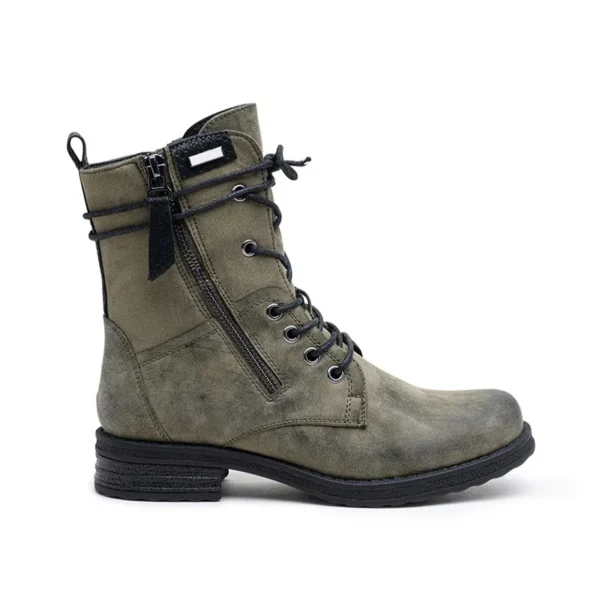 R398- Bottine bi-matière (T36-T42) - kaki - 41