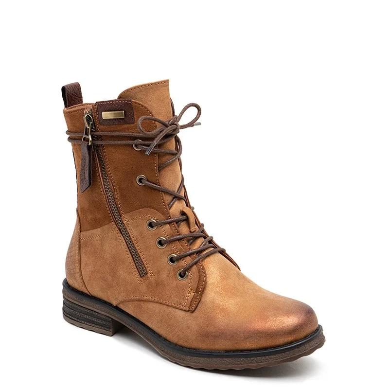 R398- Bottine bi-matière (T36-T42) - camel - 41