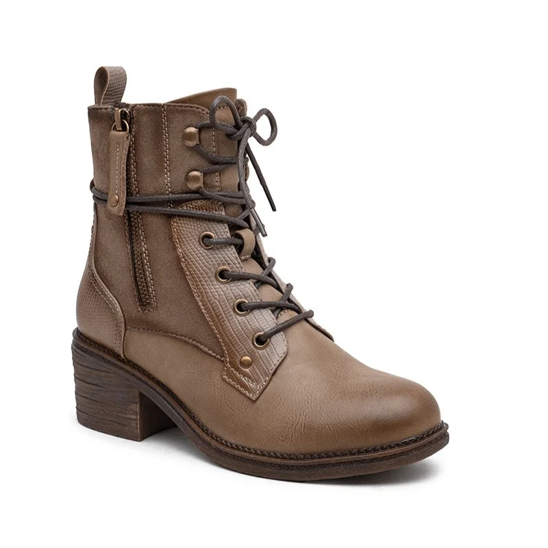 R397- Bottine unie (T36-T42) - taupe - 41