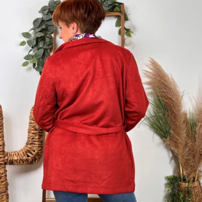 I948- Veste Suédine (T36-T40) - rouille - 40