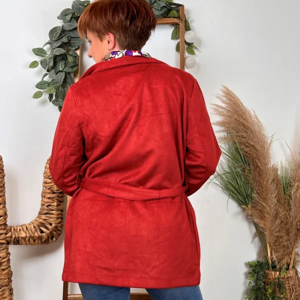 I948- Veste Suédine (T36-T40) - rouille - 40