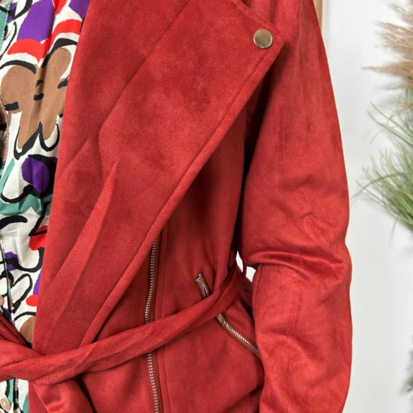 I948- Veste Suédine (T36-T40) - rouille - 40