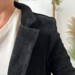 Blazer velours (T36-T44) - noir - 44