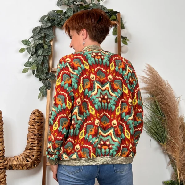 K111- Bomber "Cerise Blue" (T36-T42) - rouille - 42