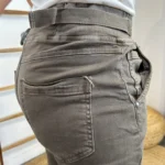 Jean Slim femme taille élastiquée MELLY & CO T34-T42 - marron - 42