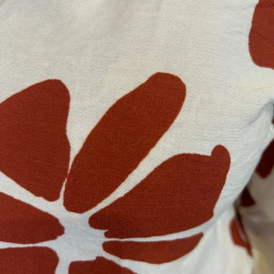 Z116- Blouse « Christy » Fleurs (T44-T52) - camel - 52