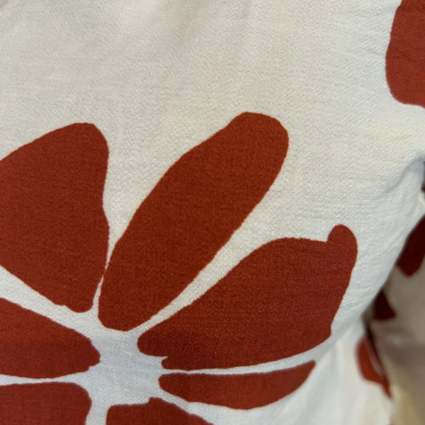 Z116- Blouse « Christy » Fleurs (T44-T52) - camel - 52