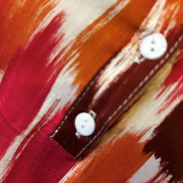 K977- Blouse « Christy » Gouache (T44-T52) - rouge - 52