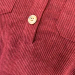 Robe courte femme trapèze en velours côtelé T40-T48 - bordeaux - 50