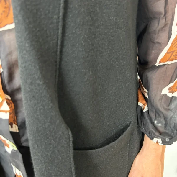 K067- Gilet sans manche "Maëlle" (Tu) - noir - taille-unique