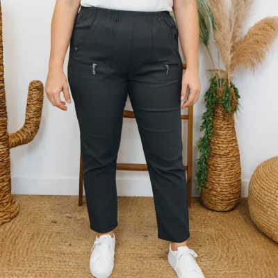 T545- Pantalon Confort JST (T38-T52) - gris - 58