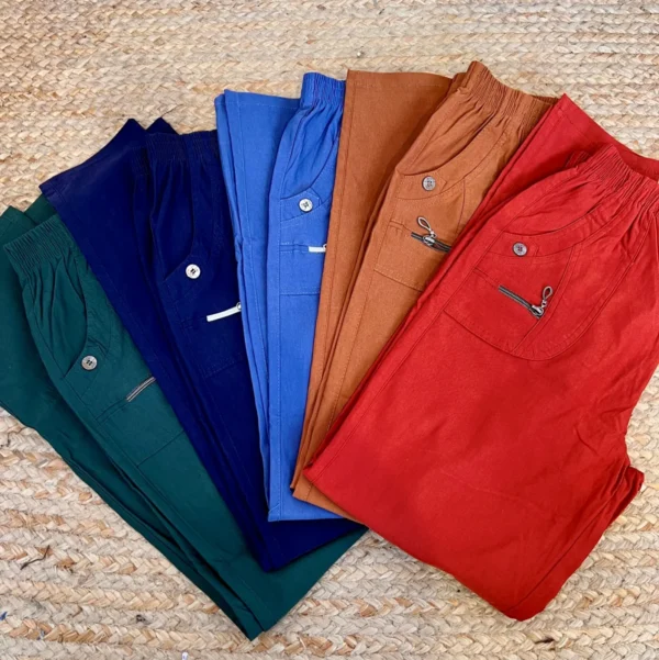 T545- Pantalon Confort JST (T38-T52) - rose-poudre - 58