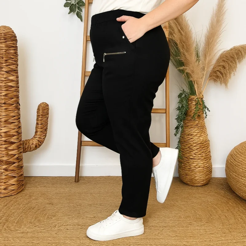 Pantalon Confort JST (T38-T52) - noir - 58