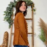 Blazer Suédine Officier (T36-T44) - rouille - 46