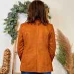 Blazer Suédine Officier (T36-T44) - rouille - 46