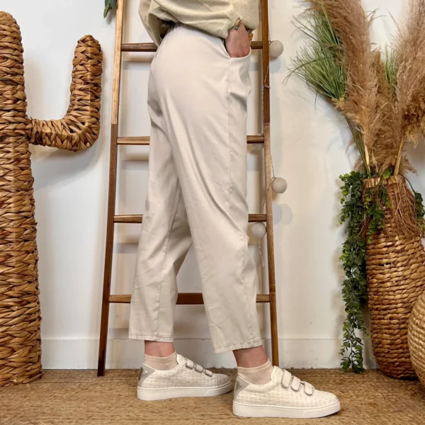 L750- Pantalon fuseau (TU) - beige - taille-unique