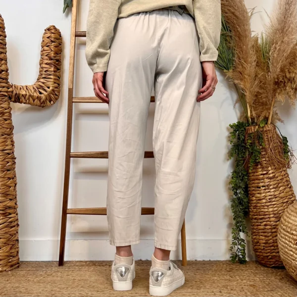 L750- Pantalon fuseau (TU) - beige - taille-unique