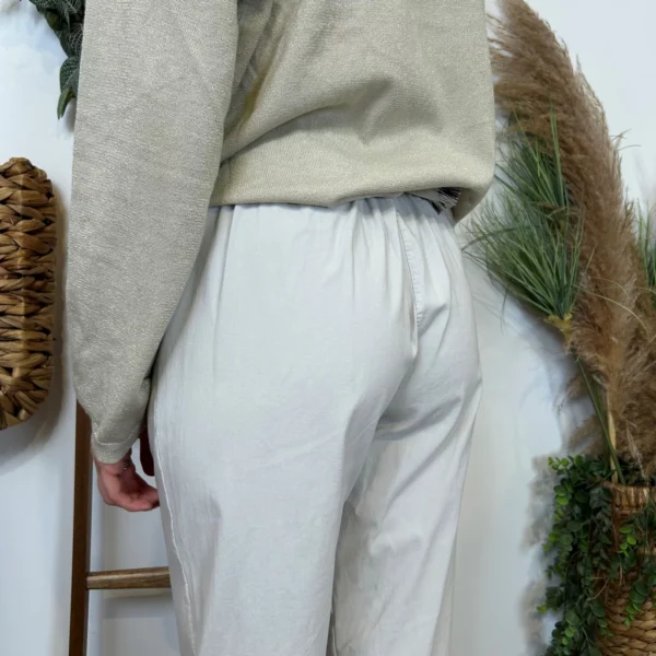 L750- Pantalon fuseau (TU) - beige - taille-unique