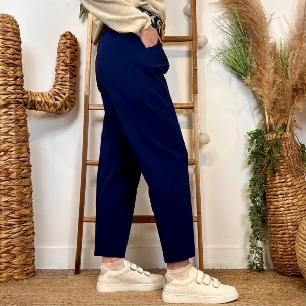 L750- Pantalon fuseau (TU) - marine - taille-unique