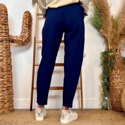 L750- Pantalon fuseau (TU) - marine - taille-unique